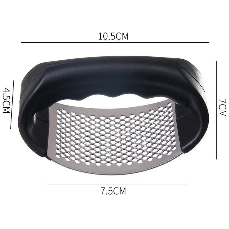 Stainless Steel Garlic Press Crusher