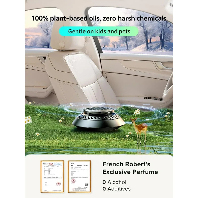 Automobile Air Fresheners Smart Car Freshener Electric Diffuser Aroma Air Freshener For Removing Odors New Car Supplies