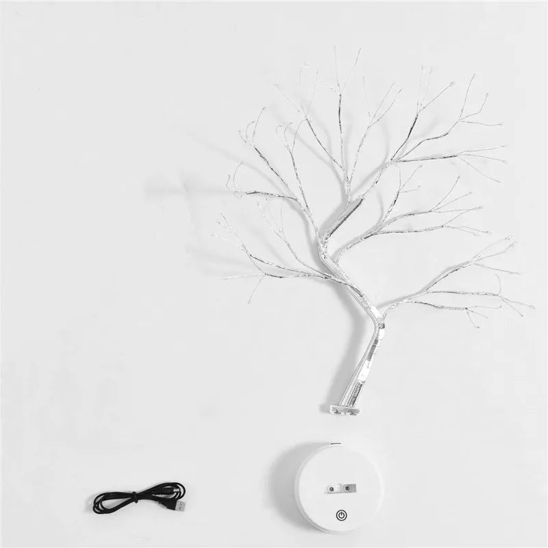 LED Night Light Mini Christmas Tree Copper