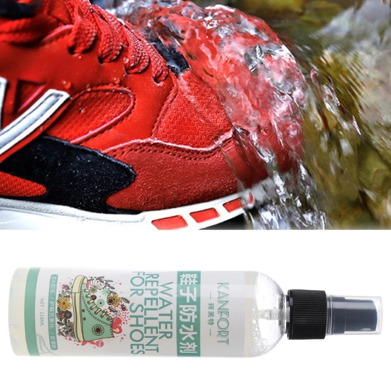 Hydrophobic Shoe Protector Spray-Water Waterproof for Suede Shoes,Leather,Canvas,Nubuck & Fabric