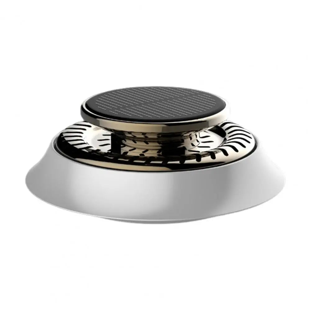 Solar Car Air Freshener Aromatherapy Diffuser with Natural Fragrance Auto Rotating Air Purifier Vehicle Interior Scents Decor