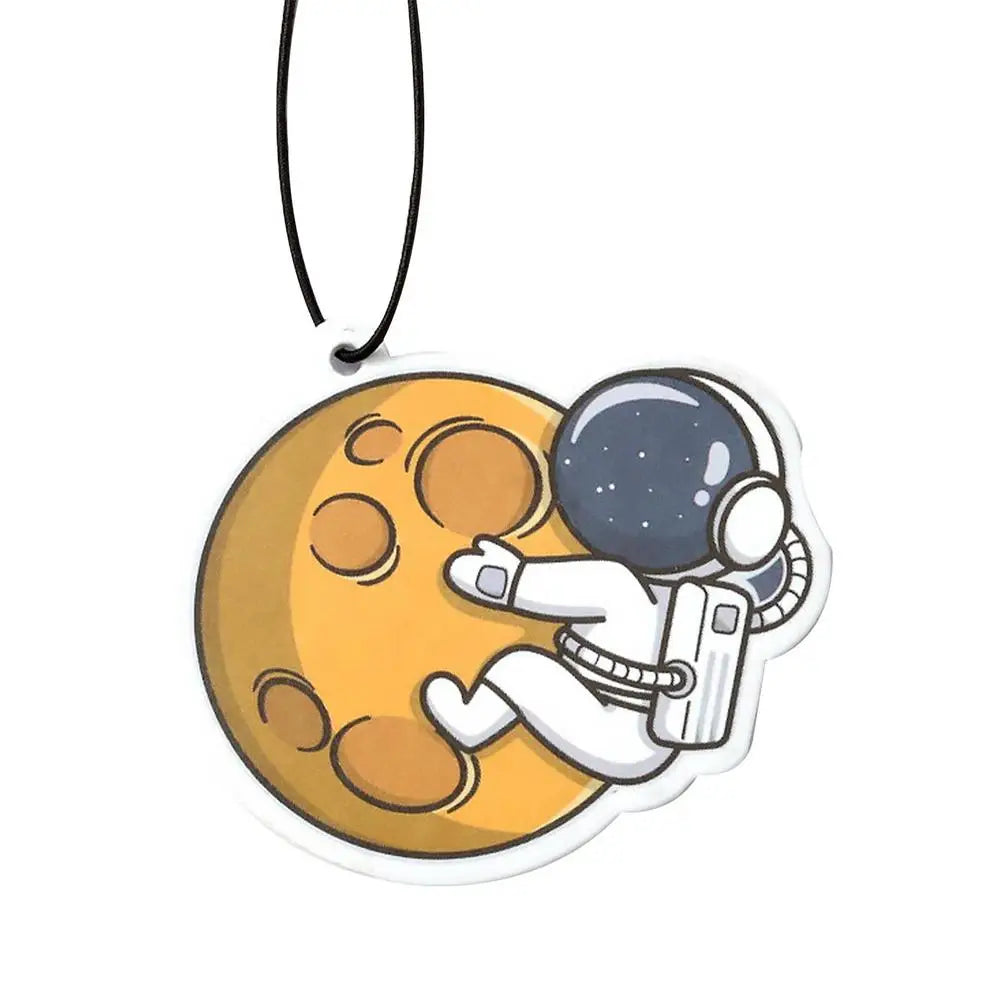 Car Fragrance Hanging Cute Car Air Freshener Funny Astronaut Aromatherapy Charm Car Interior Deodorant Pendant Accessories