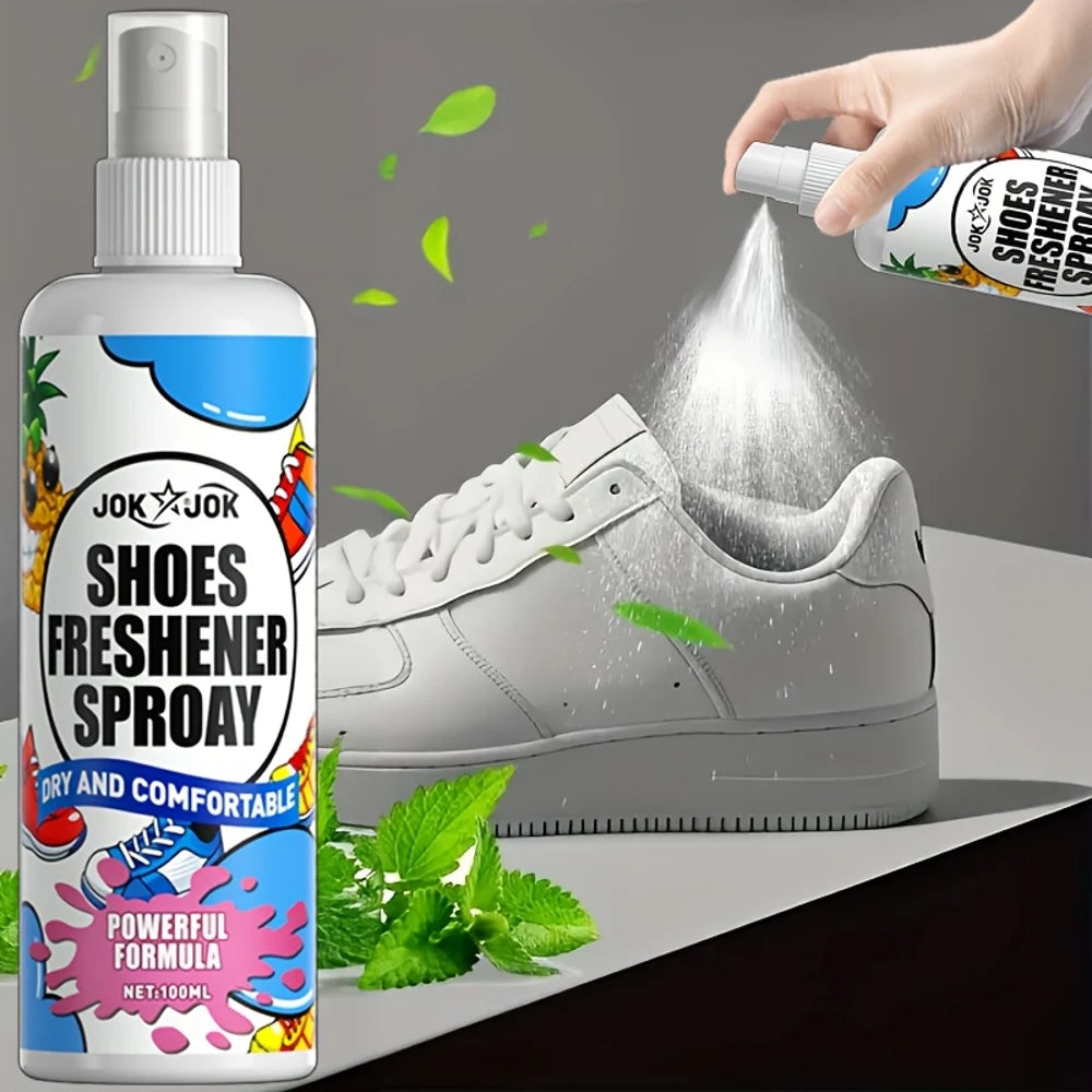 JOKJOK Shoe & Sneaker Deodorizer Spray - Fast-Acting, Long-Lasting Freshness, All-in-One Formula for Sneakers, Shoes, Car & Home