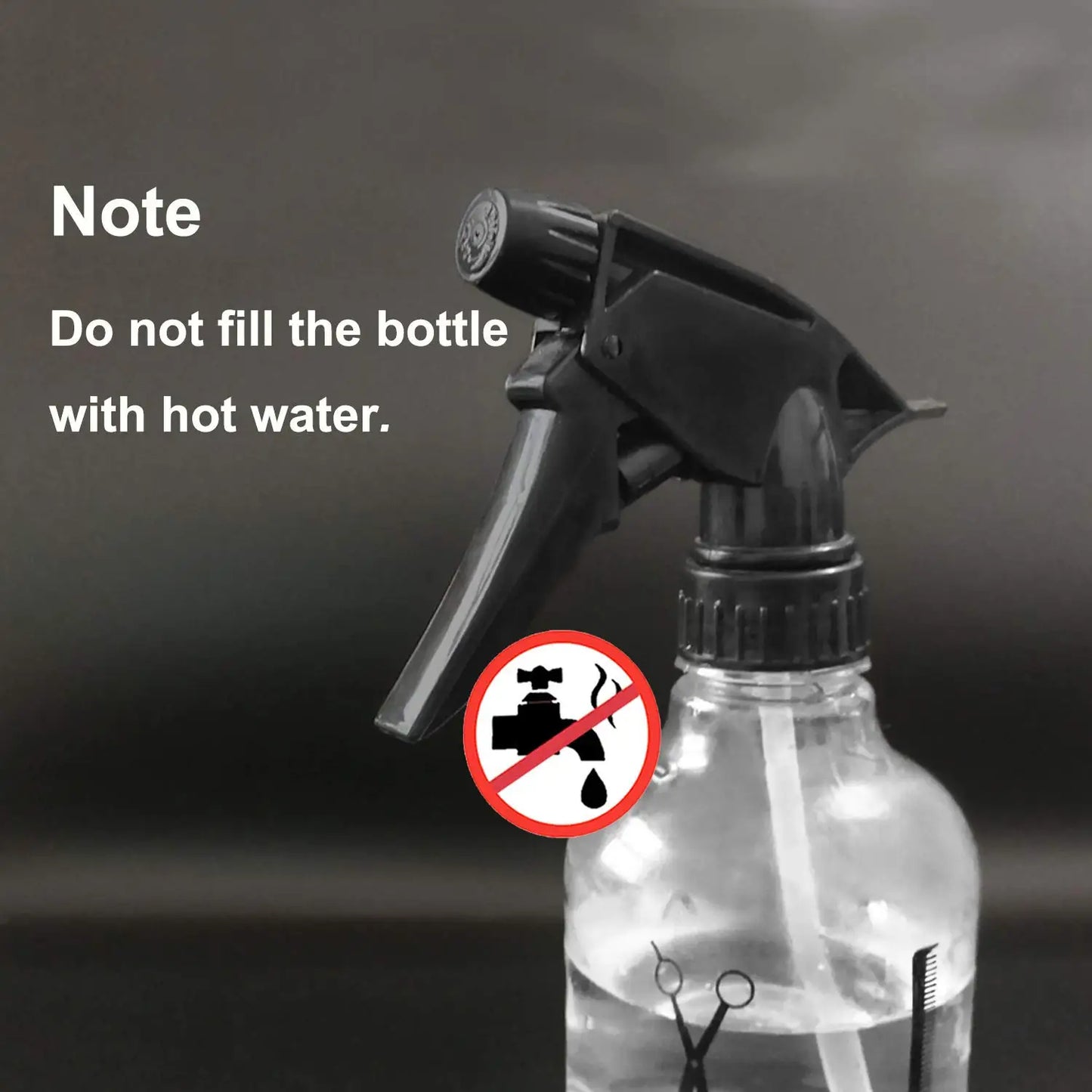250ML Spray Bottle Adjustable Spray Container for Hair Plant and Home Cleaning Styling Tools Salon Barbershop Accessories