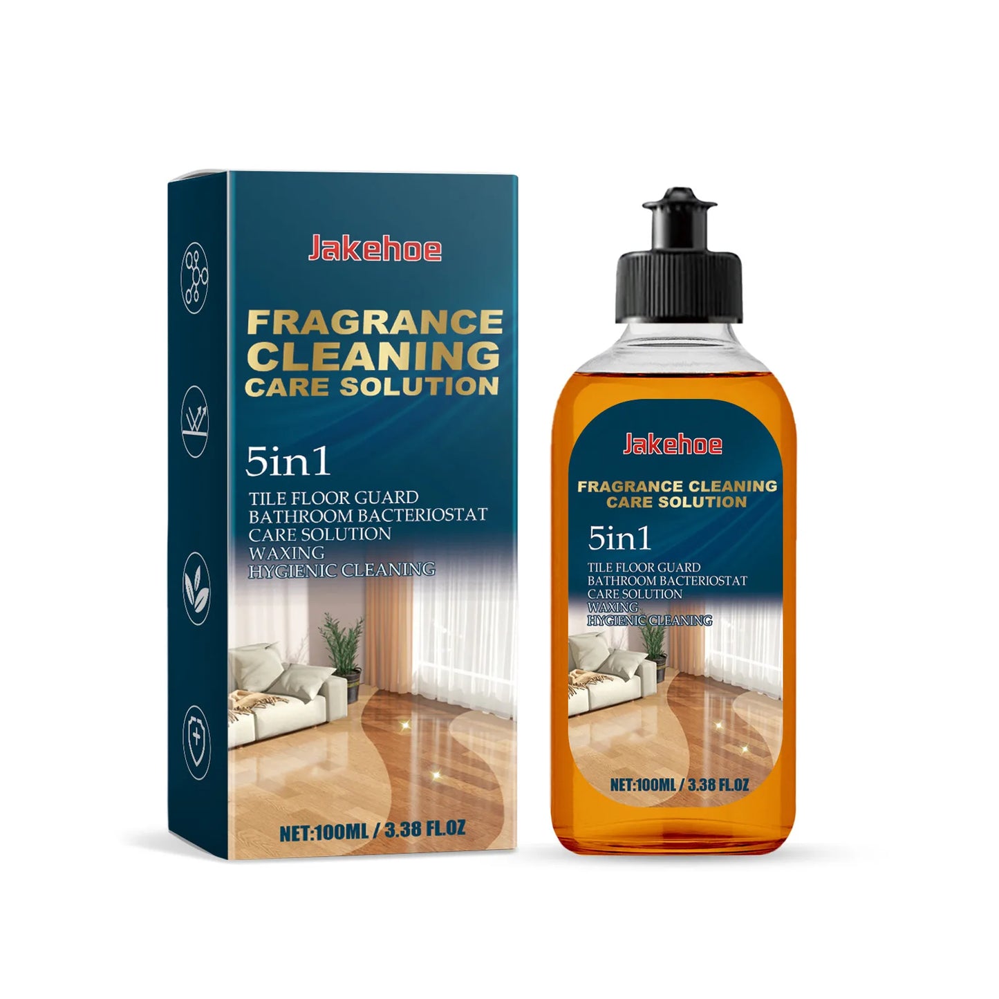 100ml Floor Cleaner Decontamination And Descaling Wooden Floor Cleaning Tile Cleaner Polishing And Brightening Fresh Fragrance