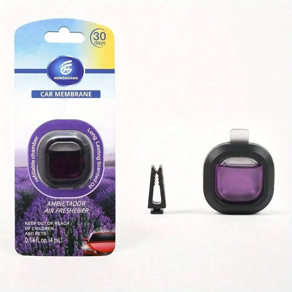 Car Fragrance Auto Air Outlet Aromatherapy Clip with Essential Oil Air Freshener Car Interior Odor Removing Fragrance Perfume