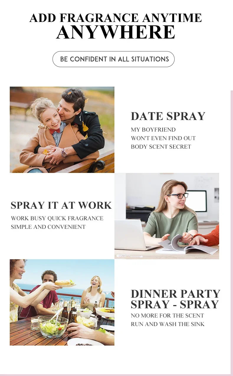 50ML Pheromone Men's Perfume High Quality Woody Scent Emits Charm Enhances Confidence Long-lasting Fragrance Cologne for Men