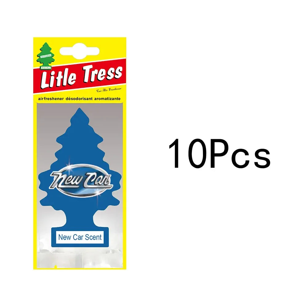 5-20pcs New Car Air Freshener Little Tress Car Air Freshener | Hanging Paper Tree for Home or Car