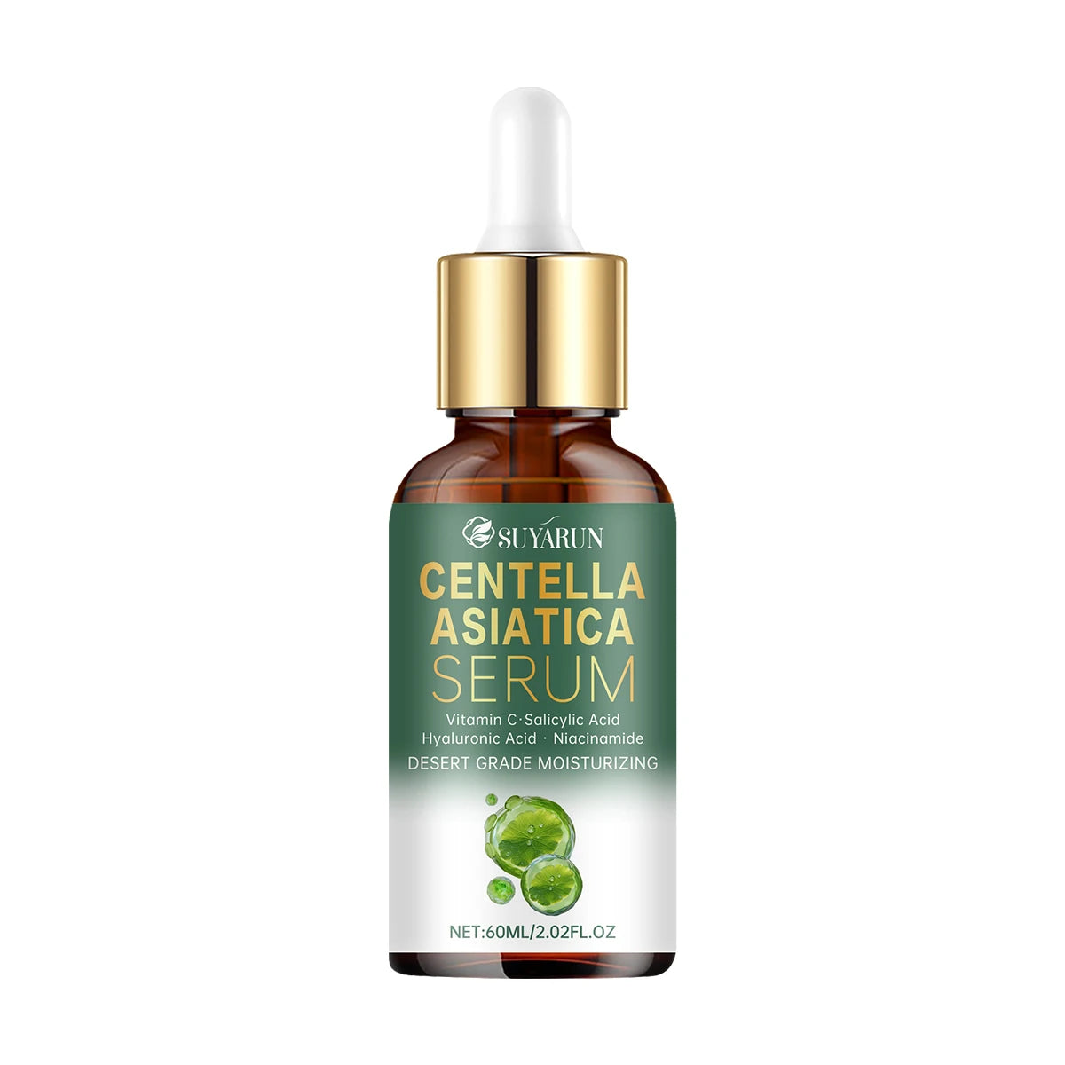 SUYARUN Premium Centella Asiatica Serum - Hydrating & Soothing Face Treatment for Acne, Redness & Anti-Aging | Natural Skin Care
