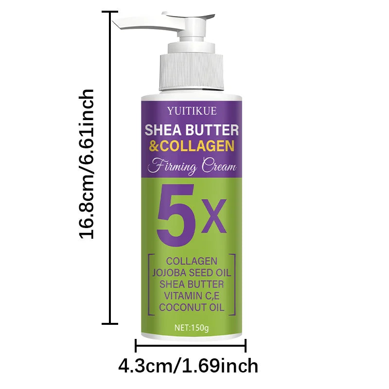 Skin Smoothing Cream 150g - Non-Greasy Fast Absorption, Deeply Moisturizes & Smoothes Skin, with Collagen & Shea Butter