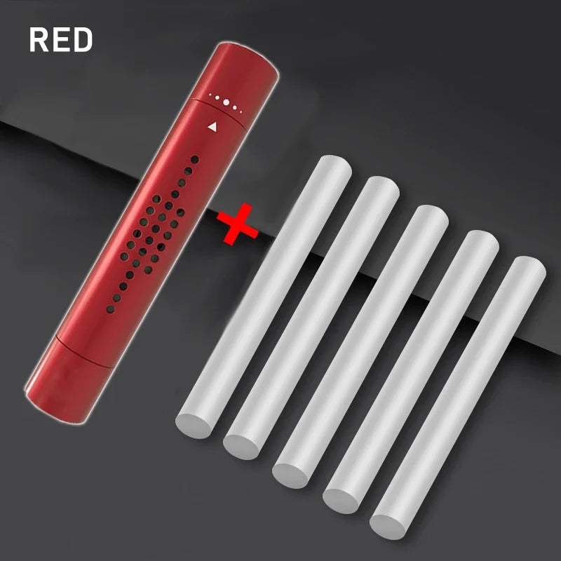 Car Air Vent Freshener Perfume Diffuser Metal Air Conditioning Outlet Clip with 5 Aroma Fragrance Sticks Auto Interior Accessory