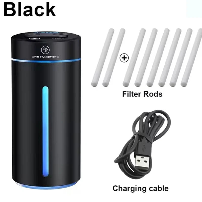 Car Air Freshener USB Charge Aroma Humidifier Mini Essential Oil Diffuser Car Flavoring Aromatherapy Interior Car Accessories