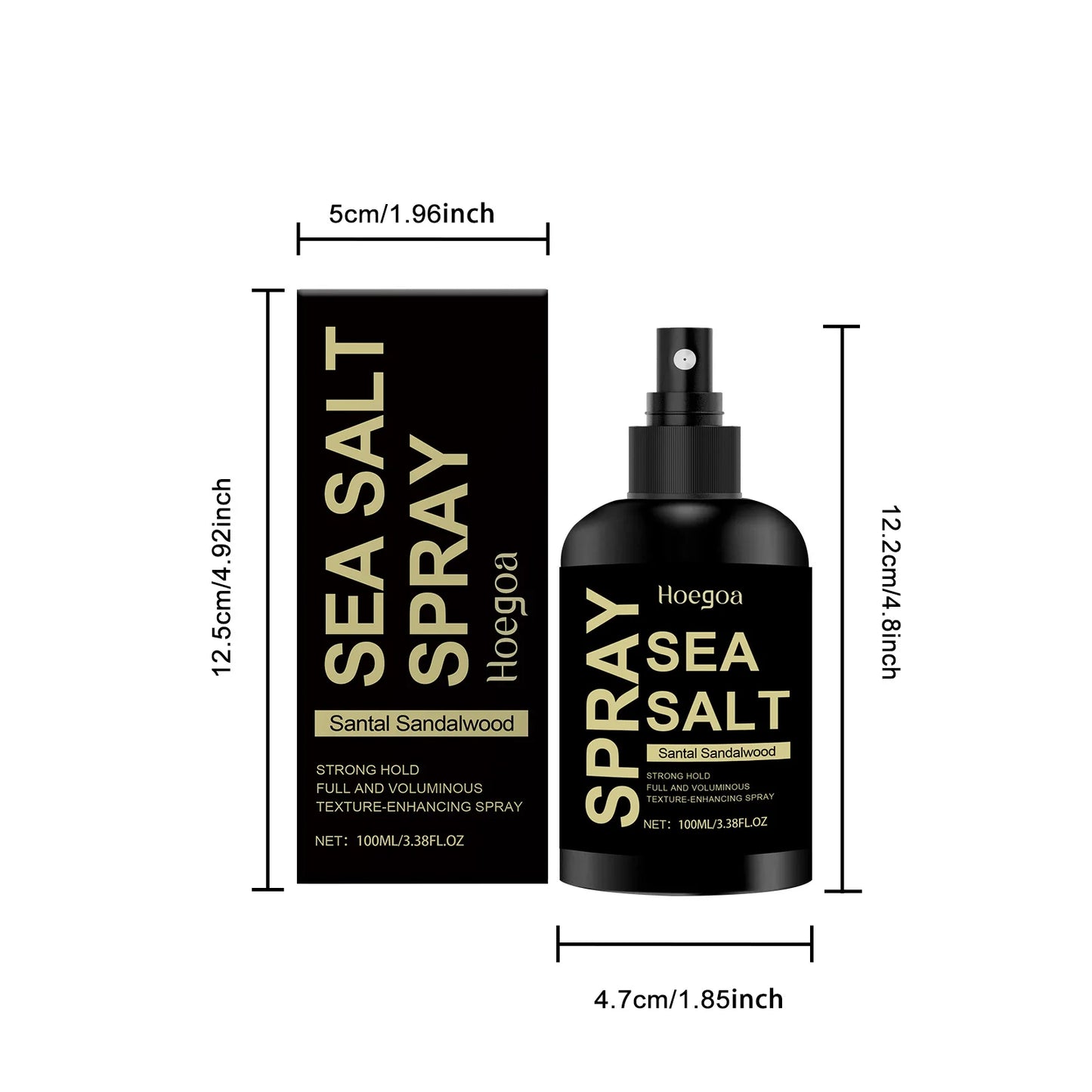 HOEGOA Hair Styling Spray Brighten Luster Eliminate Frizz Enhance Texture Improve Elasticity Permanent Styling Hair Cares Spray