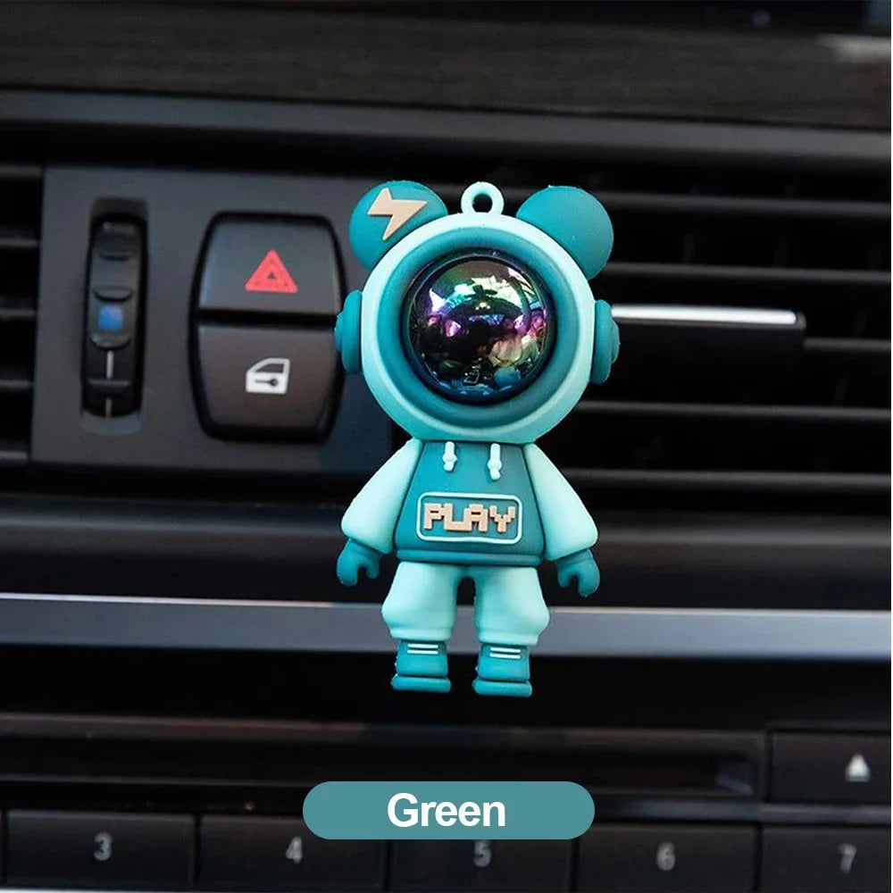 Car Air Conditioning Aromatherapy Clip Cartoon Astronaut Air Outlet Perfume Fragrance Car Air Freshener Car Air Vent Accessories