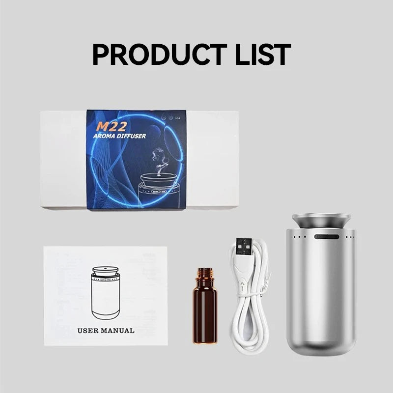 Car Electric Air Diffuser Aroma Compact Car Diffuser for Long-Lasting Aromatherapy Car Air Freshener For Removing Odors