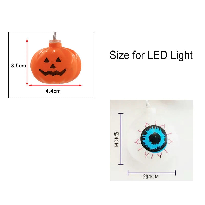 3 6M Pumpkin Horror Eyeballs
