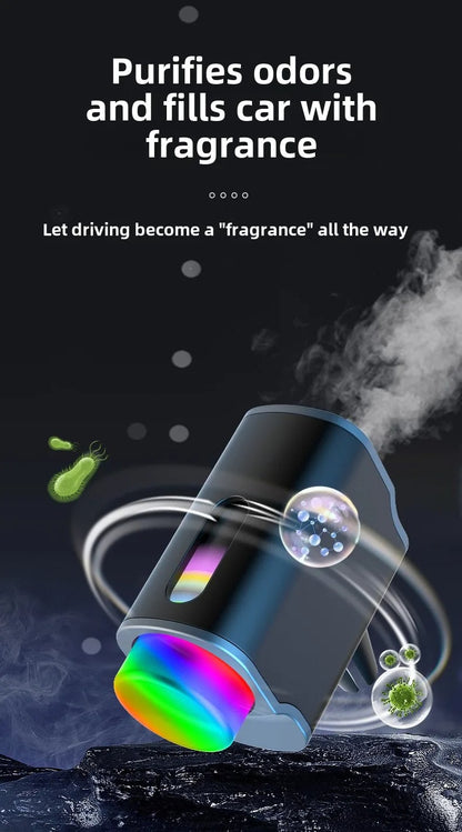 Intelligent Car Electric Air Diffuser Aroma Car Air Vent Humidifier Mist Aromatherapy Car Air Freshener For Removing Odors
