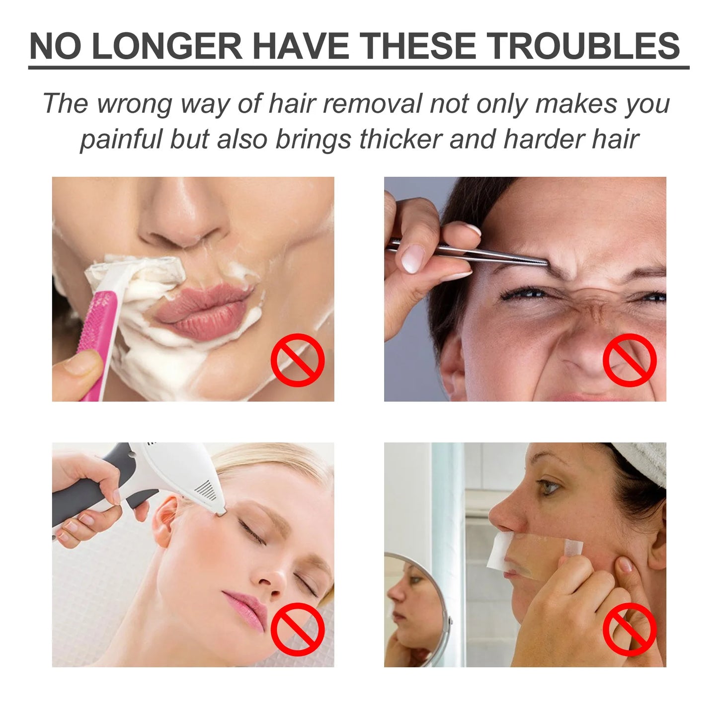 Removal Hair Spray Painless Inhibit Hair Growth Leg Arm Armpit Beard Bikini Permanent Depilatory For Lady Men Skin Silky Smooth