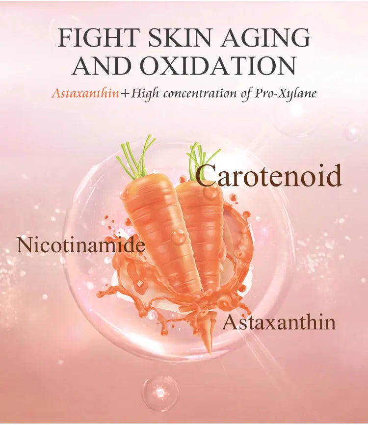 AILKE Carotene 3-In-1 Skin Care Set, Clean Skin With Niacinamide, Antioxidant, Improves Dull Skin For All Skin Types