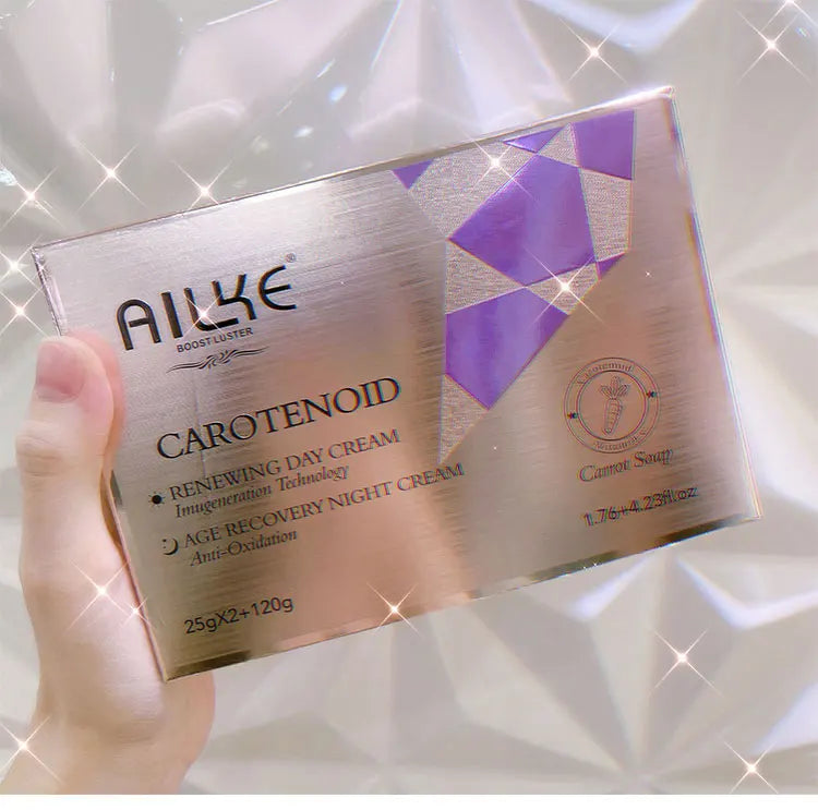AILKE Carotene 3-In-1 Skin Care Set, Clean Skin With Niacinamide, Antioxidant, Improves Dull Skin For All Skin Types