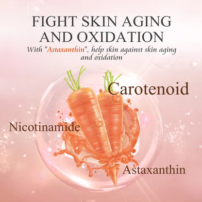 AILKE Carotene 3-In-1 Skin Care Set, Clean Skin With Niacinamide, Antioxidant, Improves Dull Skin For All Skin Types