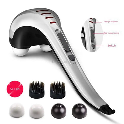 Massager stick   220V massage hammer neck waist hand-held multi-function body tapping meridian hammer back massage hammer