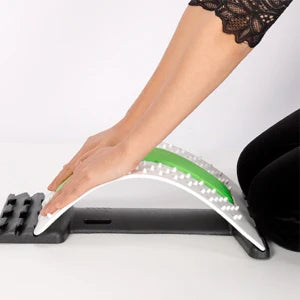 Back Massager Stretcher Lower and Upper Back Pain Relief Massage Tools Lumbar Stretching Device Posture Corrector