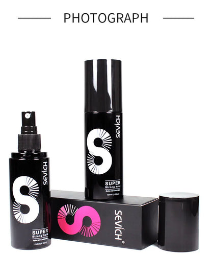 Sevich 100ml Fashion Hair Styling Spray Daily Use Unisex Strong Fixing Hair Building Fiber Quick Disposable Hair Hold Spray