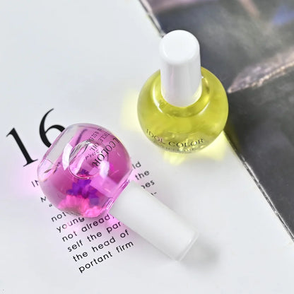 8 Flowers Nail Nutrition Oil,Moisturizing Dried Nutrient Nail Cuticle Oil ,Nails Care Repair Damaged Liquid Nail Art Design Tool