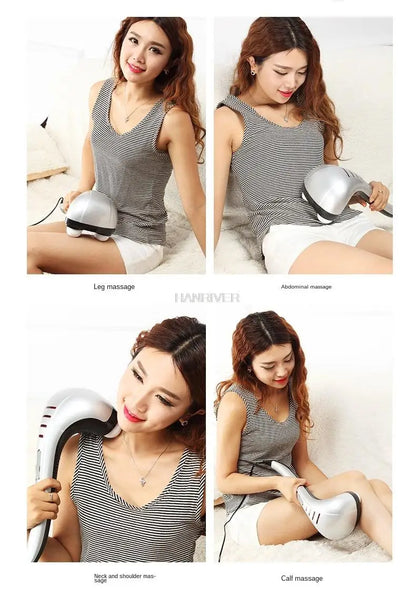 Massager stick   220V massage hammer neck waist hand-held multi-function body tapping meridian hammer back massage hammer