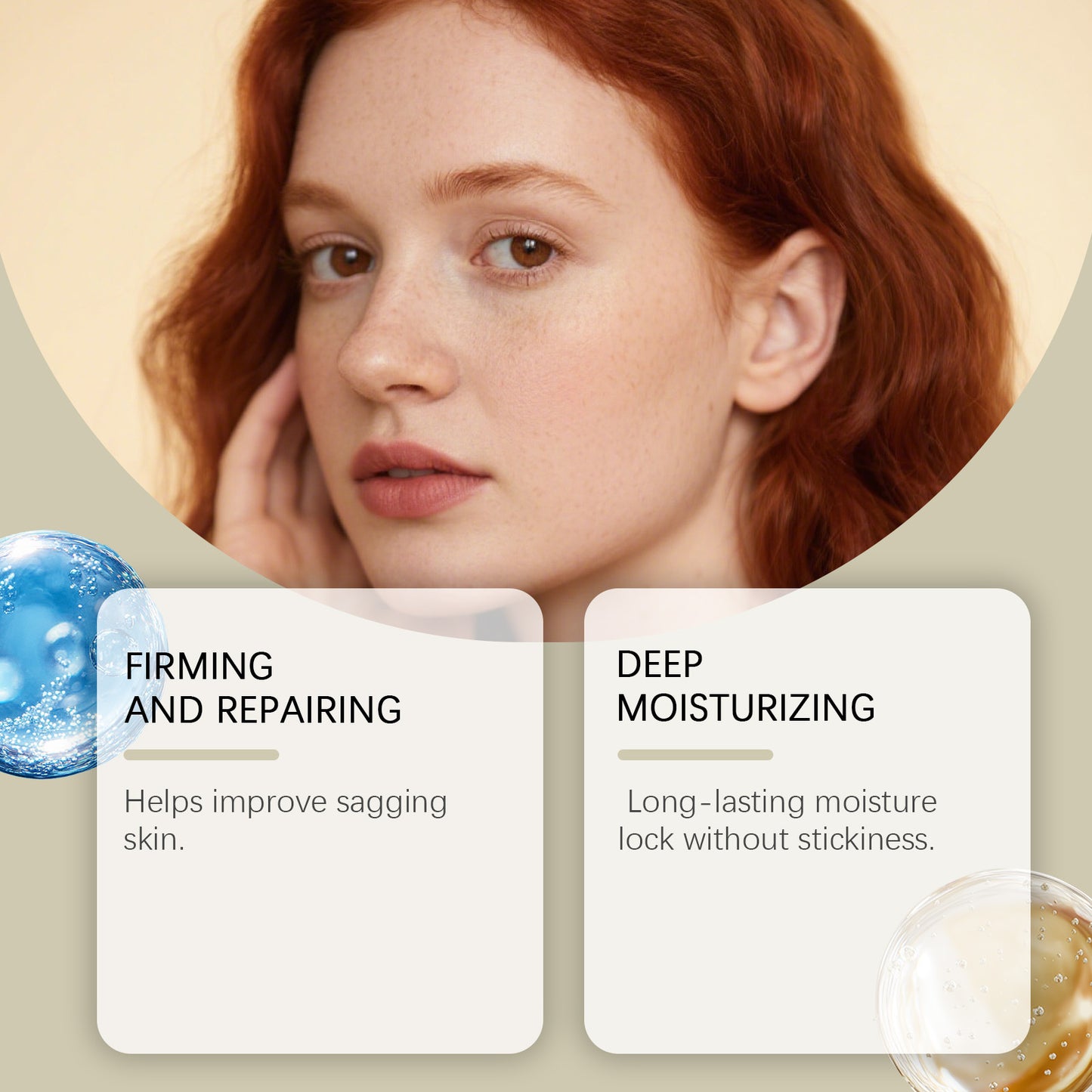 Hyaluronic Acid Serum Hydrating Repairing Stabilizing Brightening Shrink Pores Glowing Firming Lifting Facial Moisturizing Serum