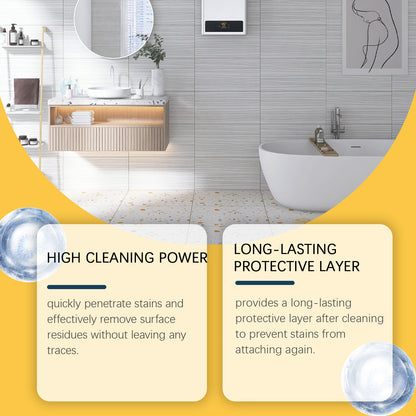 Shower Cleaner Spray Floor Dirt Stain Removal Household Bathroom Tile Cleaner Ceramic Floor Polishing Bathroom Cleaning Liquid