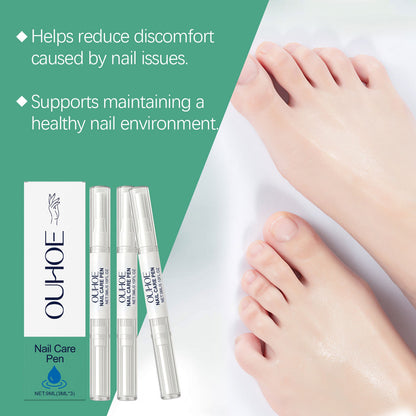 Nail Growth Serum Liquid Anti Paronychia Strengthener Moisture Nourishing Prevent Agnail Repair Damaged Cracked Nails Care Pen