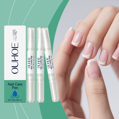 Nail Growth Serum Liquid Anti Paronychia Strengthener Moisture Nourishing Prevent Agnail Repair Damaged Cracked Nails Care Pen