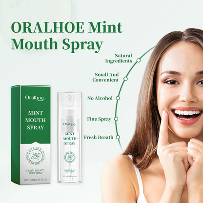 Refreshing Mint Breath Spray Long Lasting Freshens Breath Removing Halitosis Oral Problems Kissing Faint Scent Mouth Mist Spray
