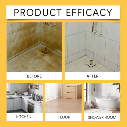 Shower Cleaner Spray Floor Dirt Stain Removal Household Bathroom Tile Cleaner Ceramic Floor Polishing Bathroom Cleaning Liquid