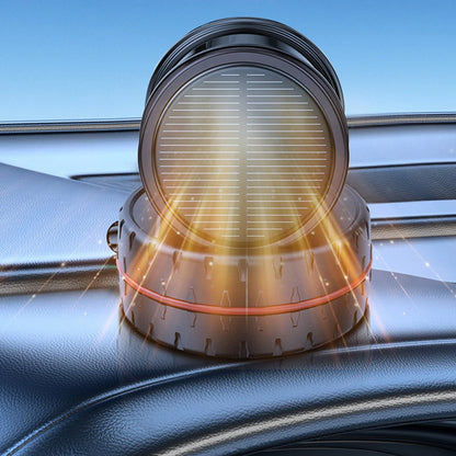 Car Air Fresheners Air Diffuser Solar Powered Rotating Car Purifier Humidifier Simulated Wheels Shape Essential Oil Diffuser