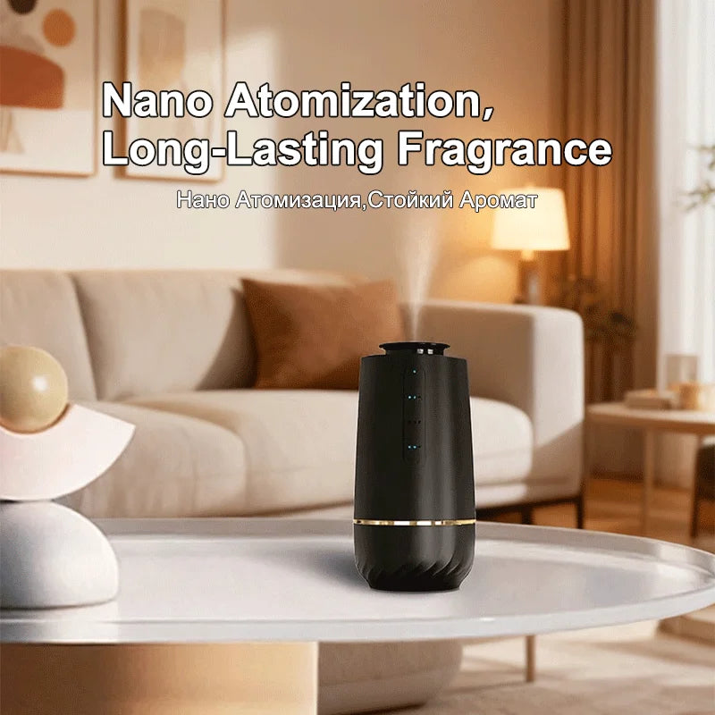 Smart Aromatherapy Diffuser with AI Sensing Spray Timer Quick Odor Eliminator Long-Lasting Air Freshener for Home Hotel Car