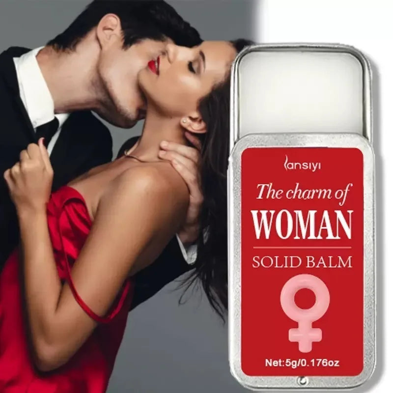 Women Men Body Heterosexual Hormones Perfume Solid Balm Long-lasting Scent Portable Solid Perfume Cologne Fragrance