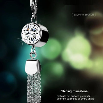 Car Perfume Pendant Air Freshener Hanging Perfume Empty Bottle Auto Interior Rearview Mirror Metal Lace Pendant Car Decoration