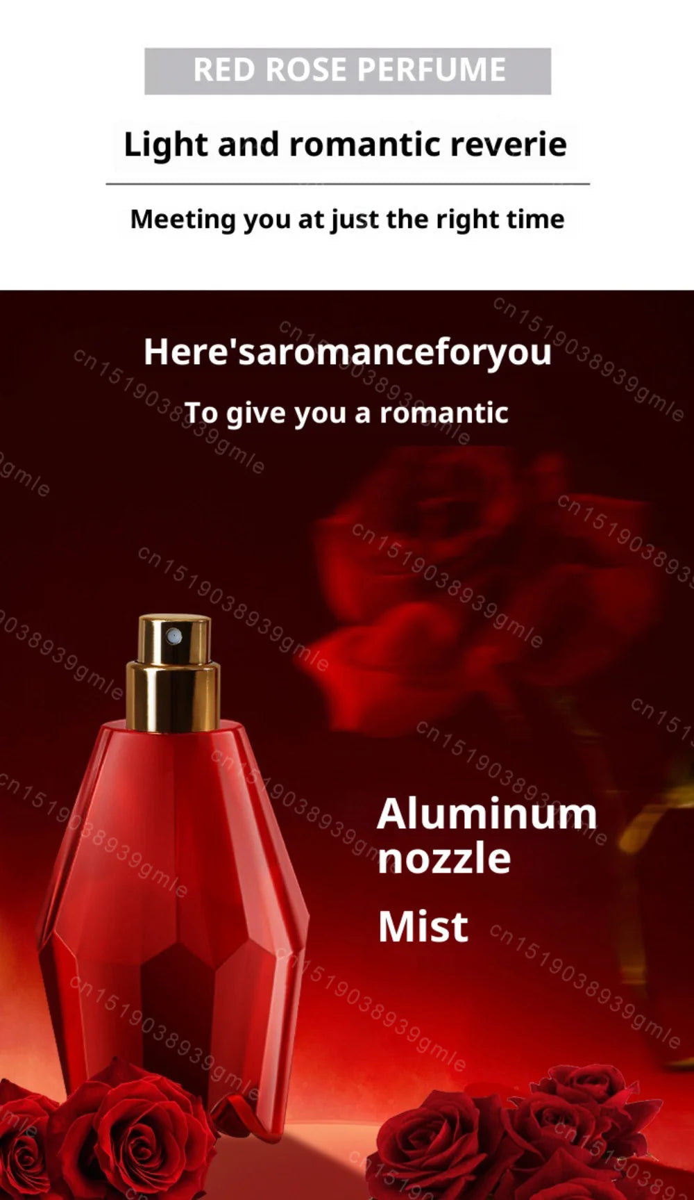 Midnight Rose Perfume for Women Rose Women Perfume Fragrance Elegant Brithday Gift Floral Scent Fruity Fragrance Christmas Gift