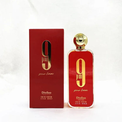 100ml/ 3.4oz 9pm 9am Men's Perfume Light Fragrance Fragrance Women's Unisex Parfum Long Lasting Charming Charm Gift