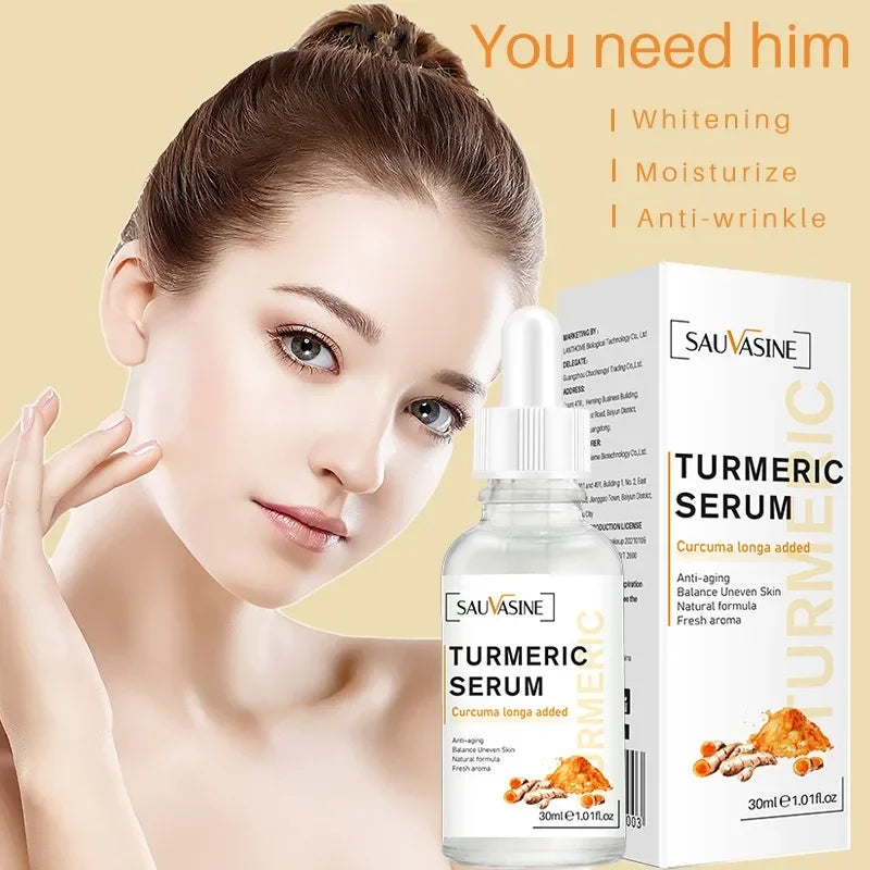 30ML Turmeric Facial Essence Can Penetrate The Epidermis Deeply Nourishing Providing Gentle and Efficient Care for The Skin