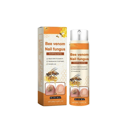 Bee Venom Nail Soothing Spray Nail Growth Spray Bee Venom Nail Treatment Cleaning Spray for Hand Foot Nails Hongos Uñas Pies