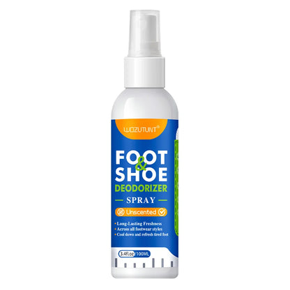 100ml Foot Shoes Deodorizer Spray Lemon Perfume Feet Shock Odor Nemesis Deodorant Removal Antibacterial Refresh Stink Freshener