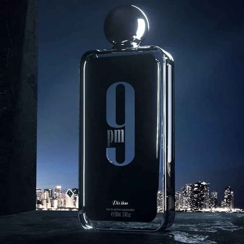 100ML 3.4FL.OZ 9PM Men's Perfume, Long Lasting Gourmet Oriental Notes Cologne, Eau De Parfum, Feronomas Perfume Hombre