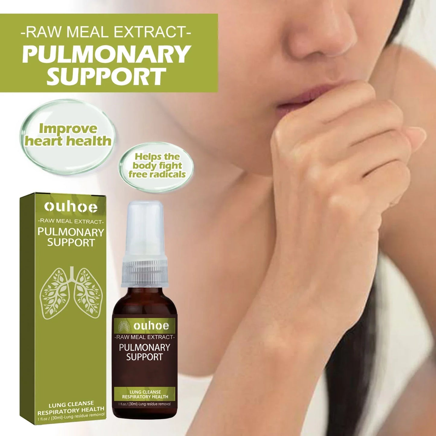 Herbal Lung Cleansing Spray Breath Detox Herbal Lung Cleanse Spray Herbal Lung Cleanse Mist - Powerful Lung Support Breath Spray