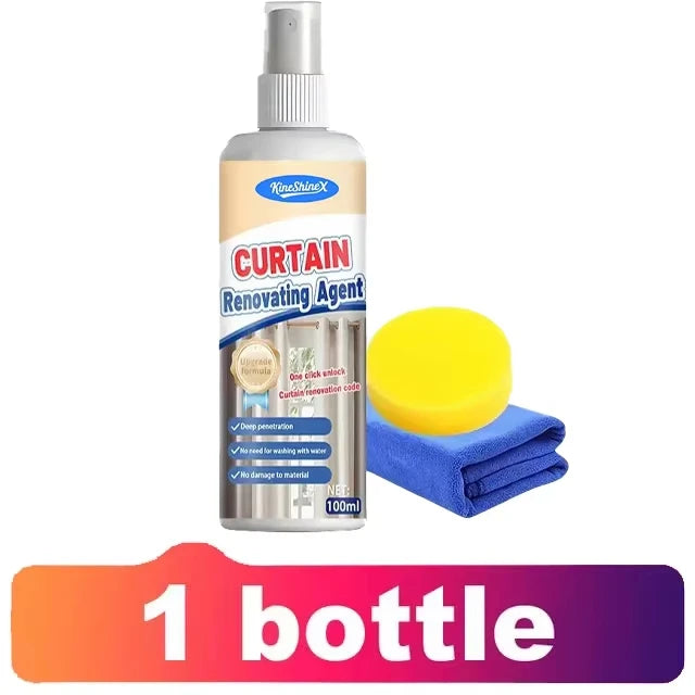 Curtain Cleaning Spray Fabric Sofa Curtain Cleaning And Care Kit Multi-functional Cleaner