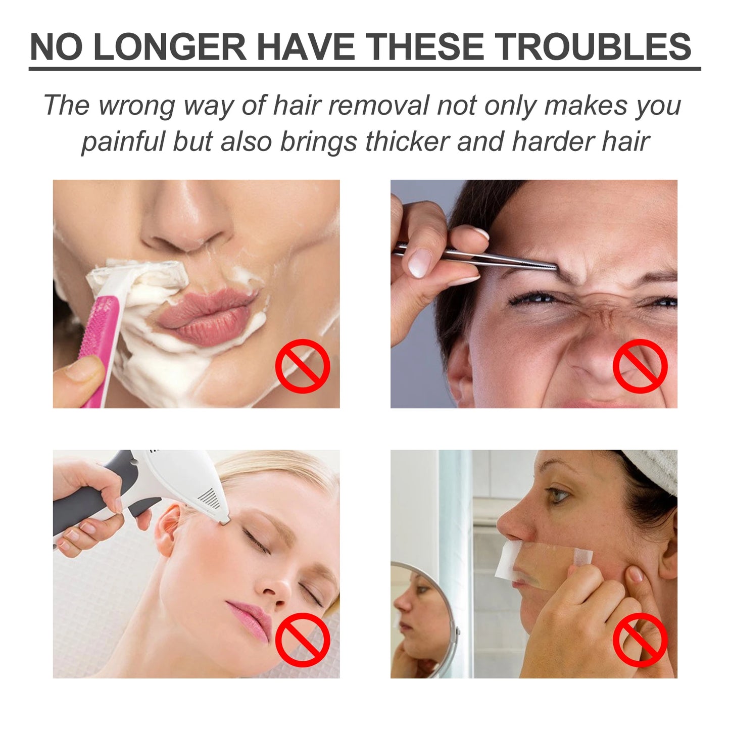 Removal Hair Spray Painless Inhibit Hair Growth Leg Arm Armpit Beard Bikini Permanent Depilatory For Lady Men Skin Silky Smooth