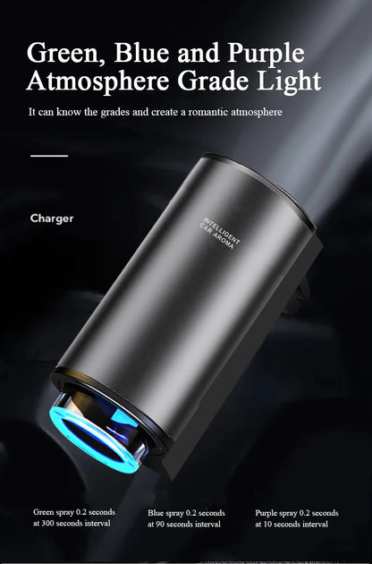 Electric Essential Oil Aroma Car Air Freshener Diffuser Car  Air Vent Humidifier Aromatherapy Auto Perfume Fragrance Decoration